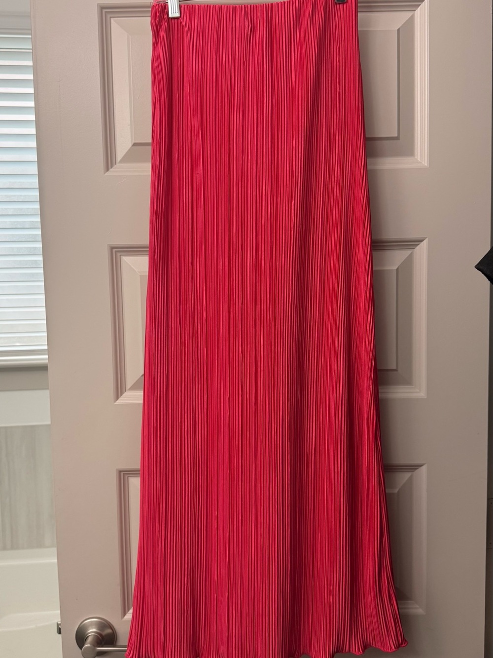 Sincerely Jules Pleated Maxi Skirt - Red